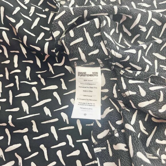 NWT Diane von Furstenberg DVF Celia floral-print crepe midi dress - Picture 8 of 8